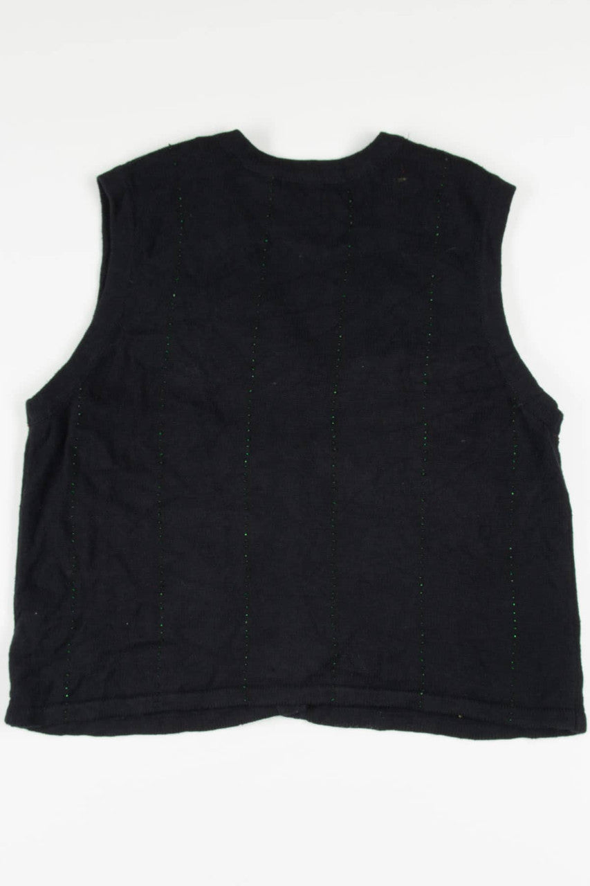 Black Trees Ugly Christmas Vest 57579