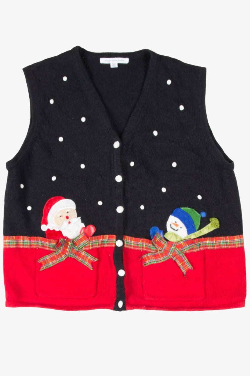 Black Ugly Christmas Vest 57588