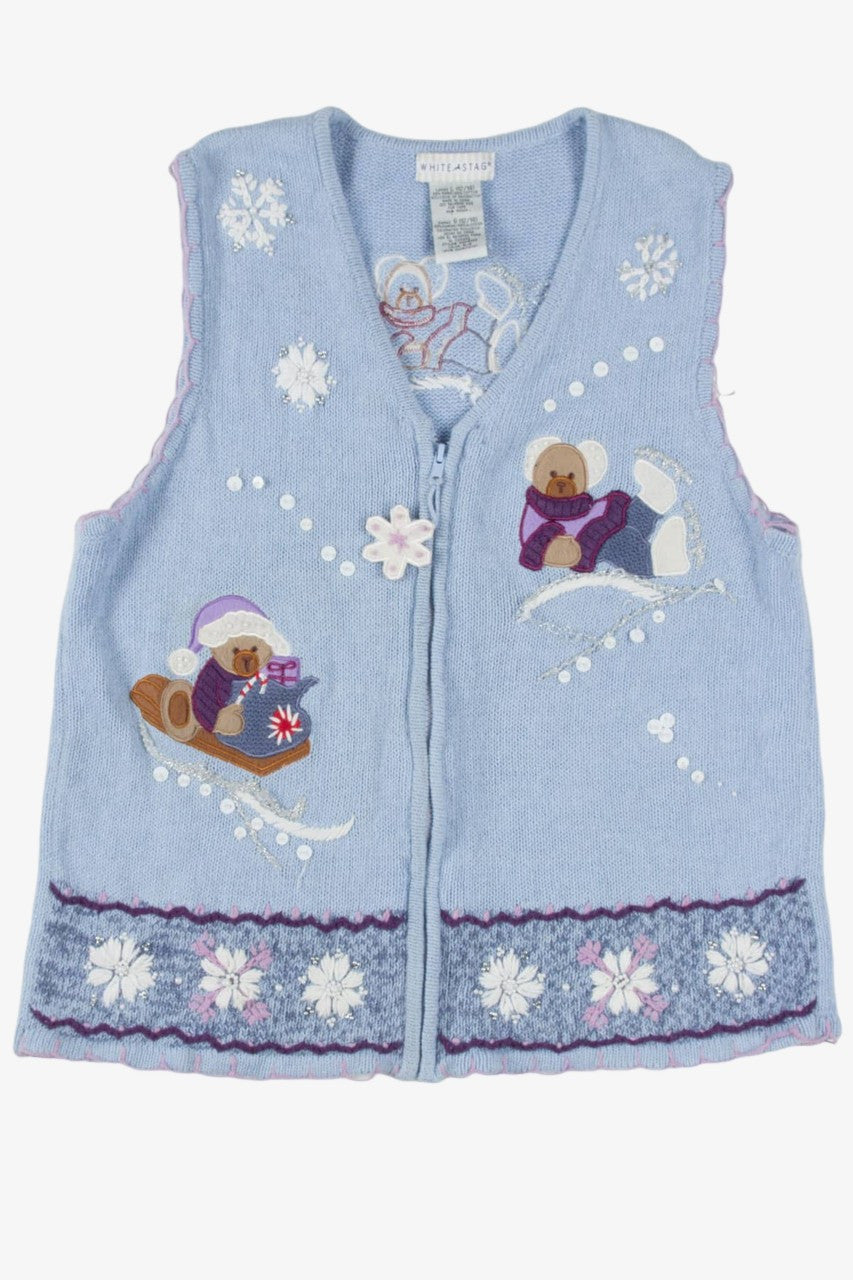 Blue Bears Ugly Christmas Vest 57616