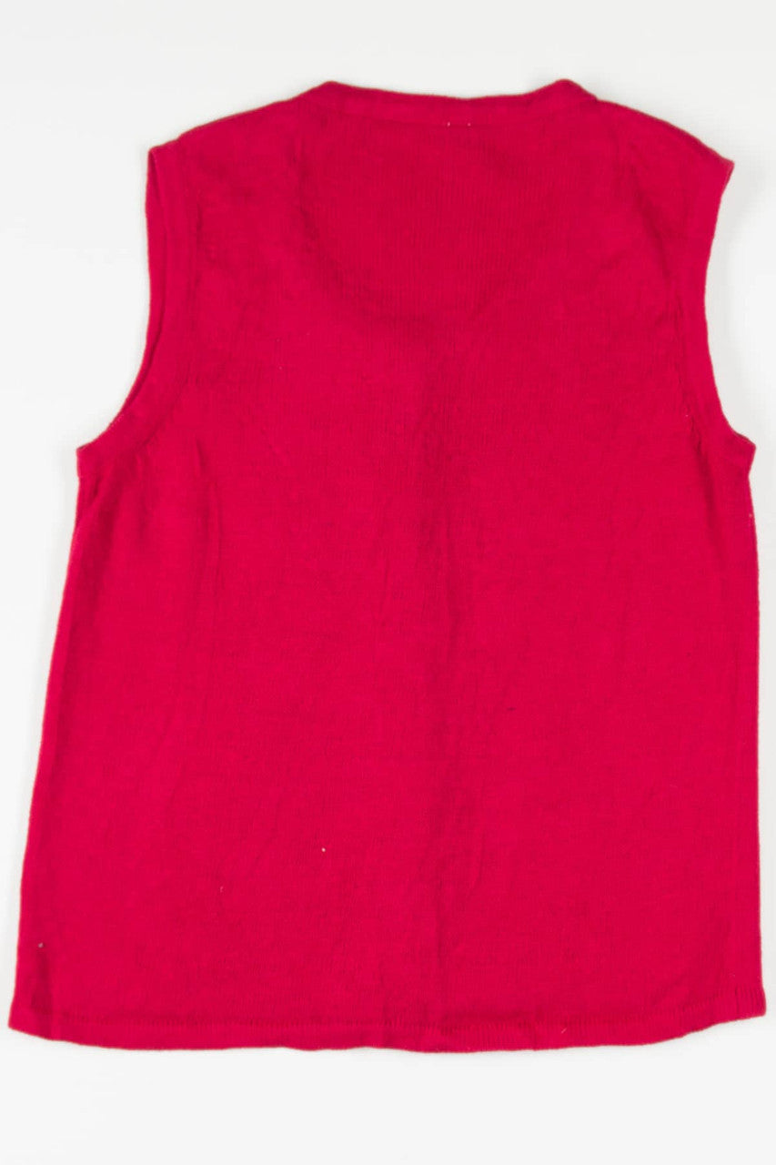 Red Snowmen Ugly Christmas Vest 57666