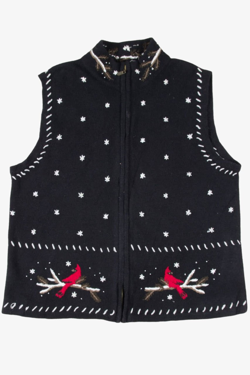 Black Cardinals Ugly Christmas Vest 57678