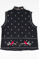 Black Cardinals Ugly Christmas Vest 57678