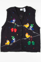 Black Birds Ugly Christmas Vest 57679