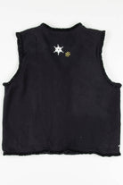 Black Ruffle Snowflakes Ugly Christmas Vest 57682