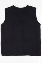 Black Poinsettias Ugly Christmas Vest 57703