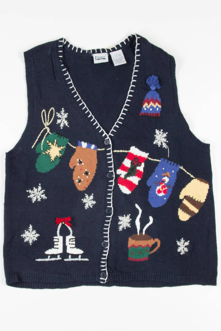 Blue Ugly Christmas Vest 57712