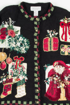 Black Ugly Christmas Cardigan 57772