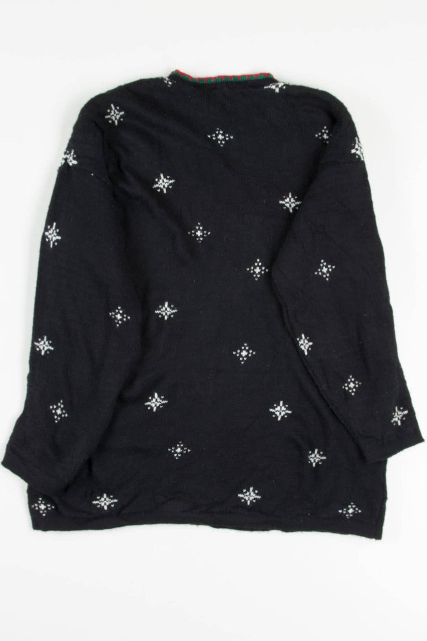 Black Santa Ugly Christmas Pullover 57775