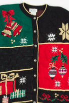 Black Ugly Christmas Cardigan 57777