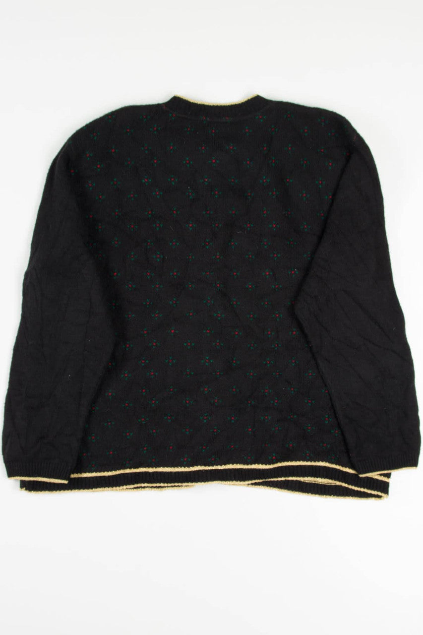 Black Ugly Christmas Cardigan 57777