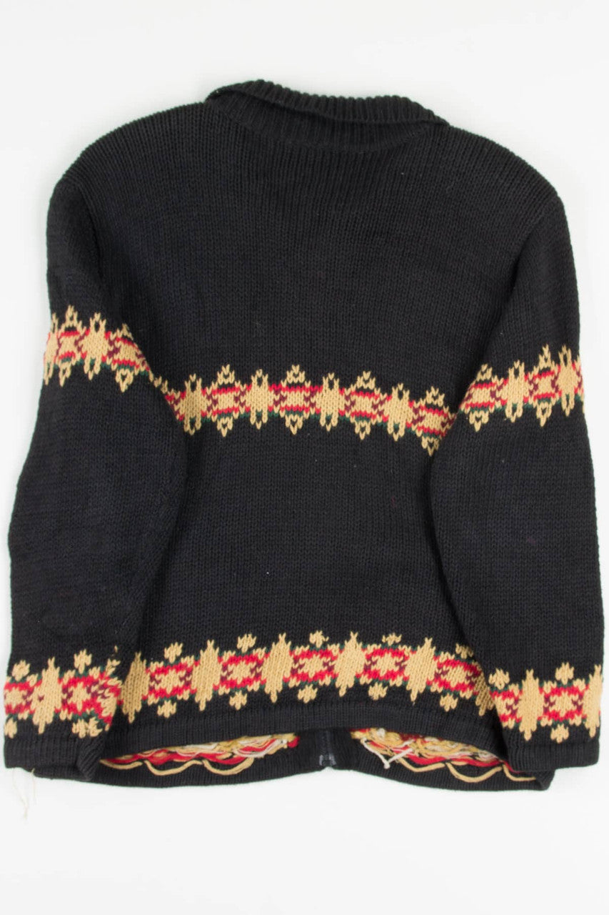 Black Ugly Christmas Cardigan 57783