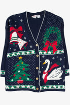 Blue Ugly Christmas Cardigan 57785