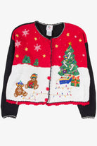Multicolor Bears Ugly Christmas Cardigan 57787