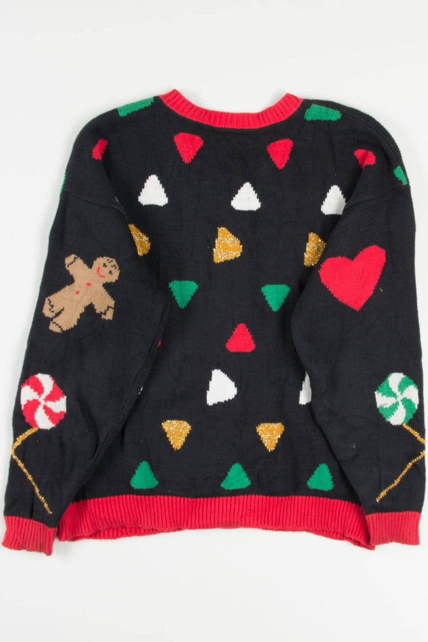 Sweater Loft Gingerbread Men Ugly Christmas Cardigan 57795