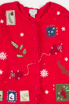 Red Ugly Christmas Cardigan 57796