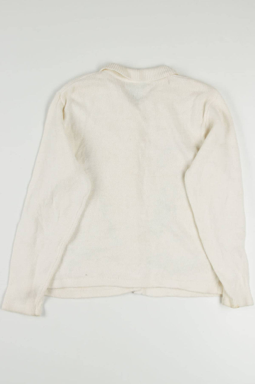 White Ugly Christmas Cardigan 57799