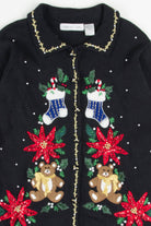 Black Ugly Christmas Cardigan 57805