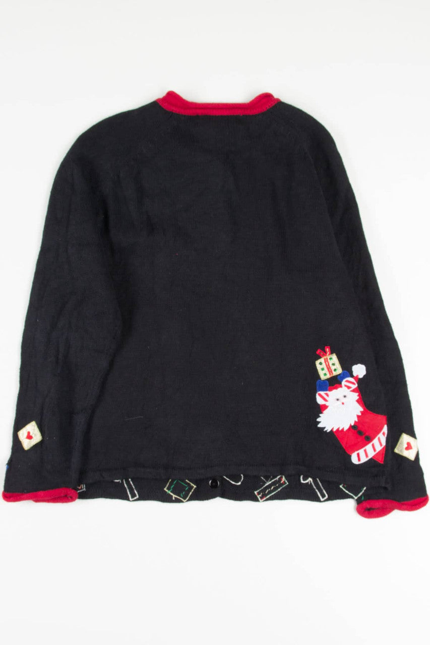 Black Ugly Christmas Cardigan 57827