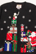 Black Ugly Christmas Cardigan 57847