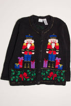 Black Nutcrackers Ugly Christmas Cardigan 57850