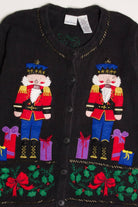 Black Nutcrackers Ugly Christmas Cardigan 57850