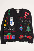 Black Ugly Christmas Cardigan 57854