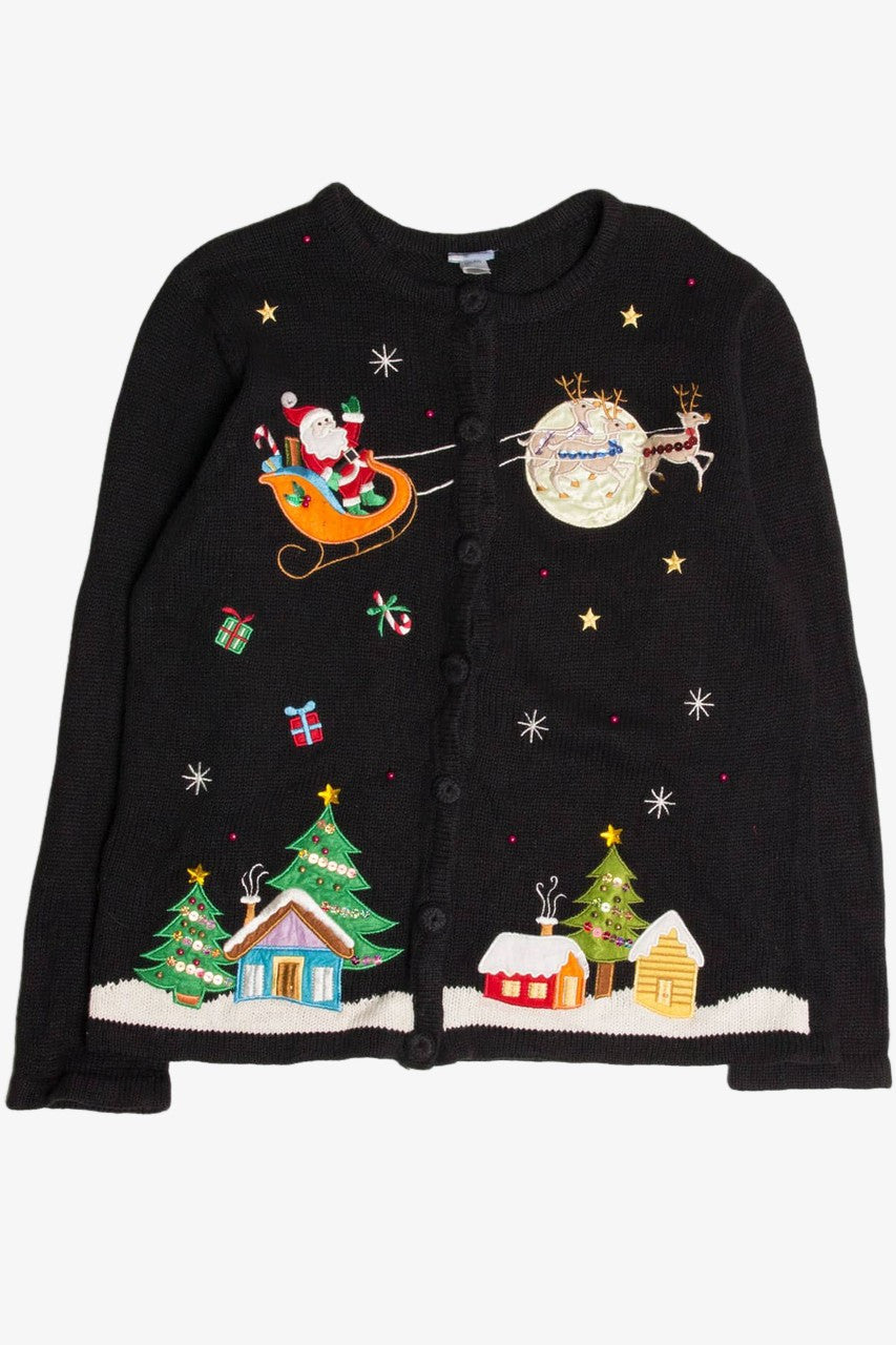 Black Ugly Christmas Cardigan 57862
