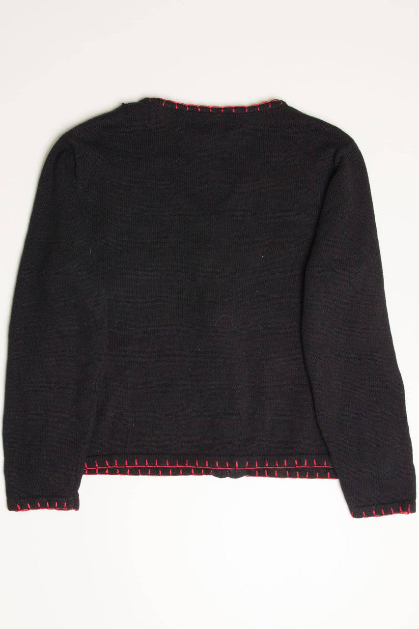 Black Ugly Christmas Cardigan 57864