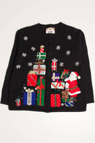Black Santa Ugly Christmas Cardigan 57867