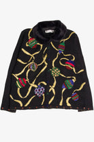 Black Ornaments Ugly Christmas Cardigan 57870