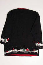 Black Caroling Bears Ugly Christmas Pullover 57872