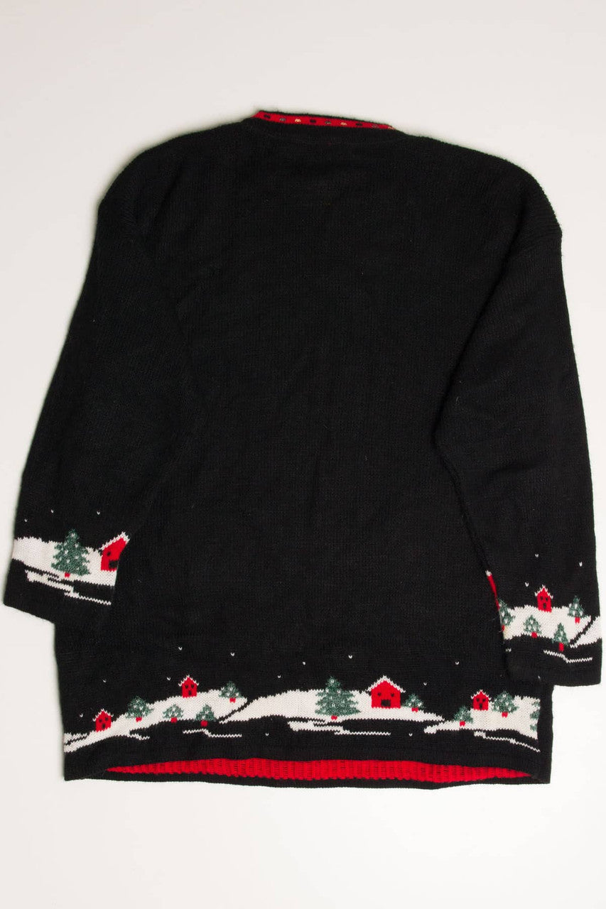 Black Caroling Bears Ugly Christmas Pullover 57872