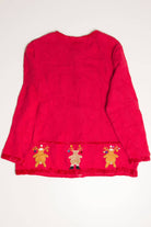 Red Reindeer Ugly Christmas Cardigan 57879