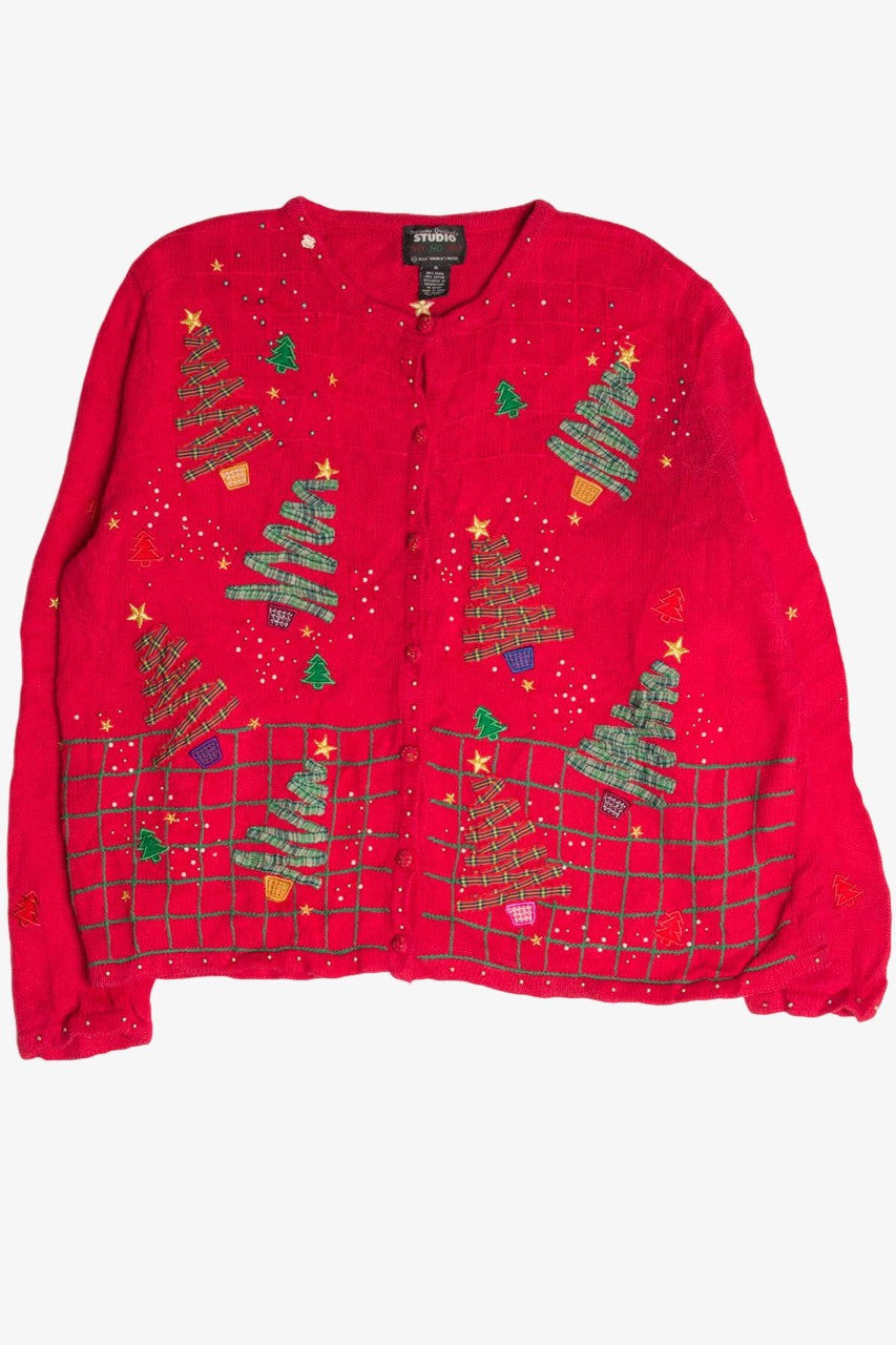 Red Ugly Christmas Cardigan 57887