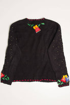 Black Ugly Christmas Cardigan 57890