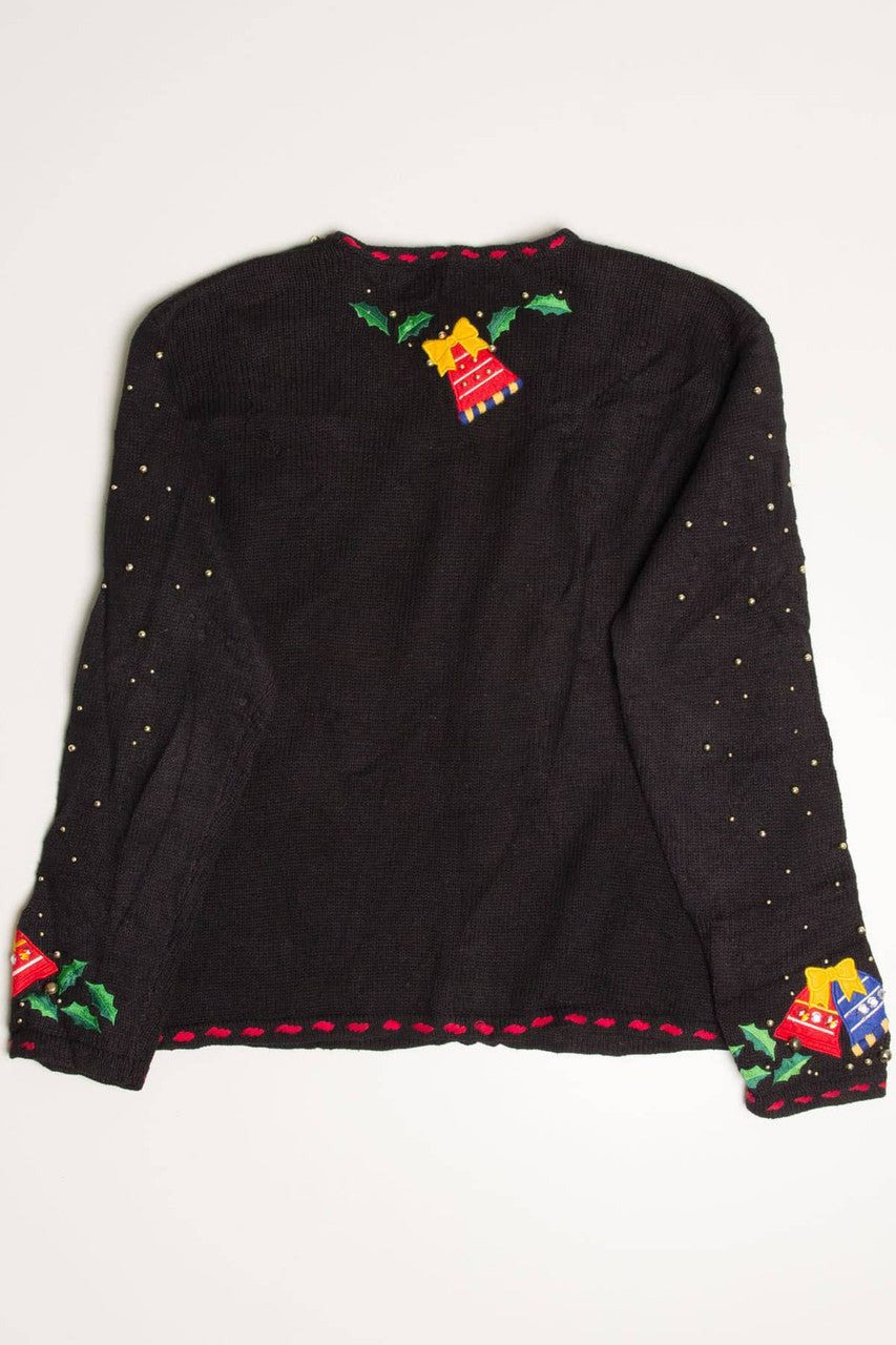 Black Ugly Christmas Cardigan 57890
