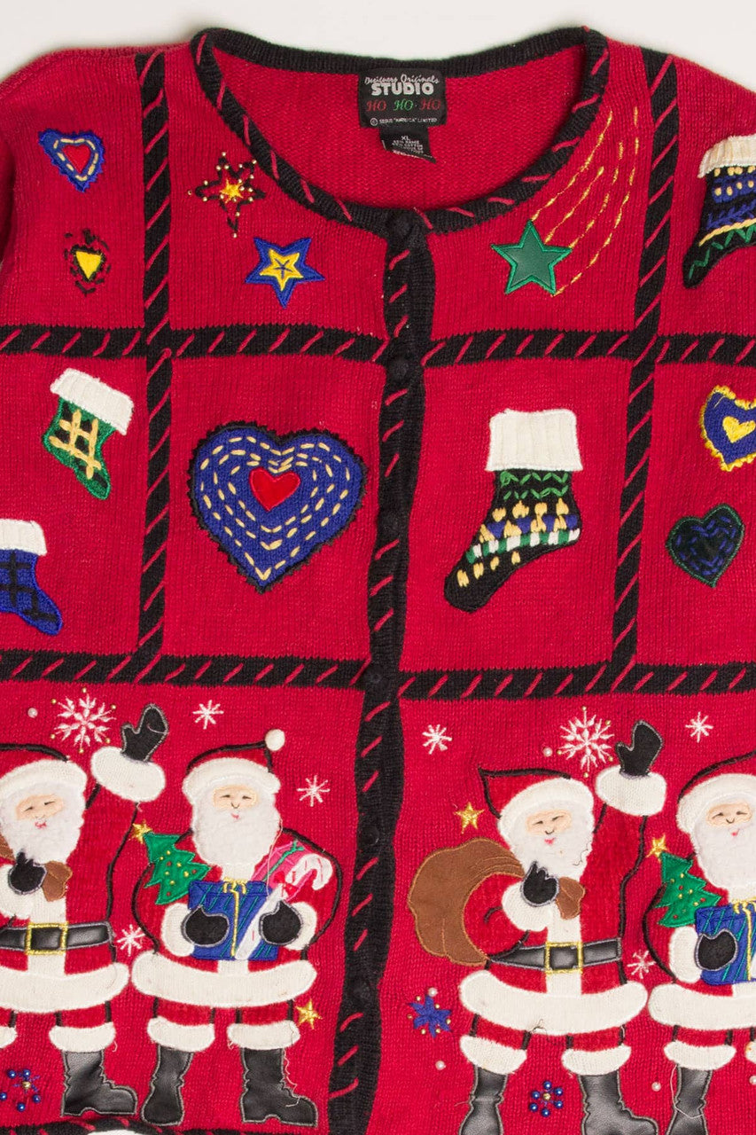 Red Ugly Christmas Cardigan 57903