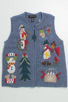 Blue Ugly Christmas Vest 57925