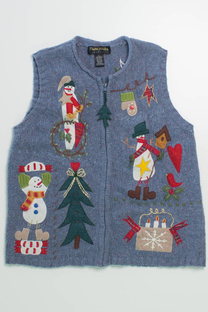 Blue Ugly Christmas Vest 57925