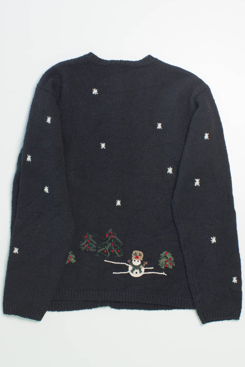 Black Ugly Christmas Cardigan 57926