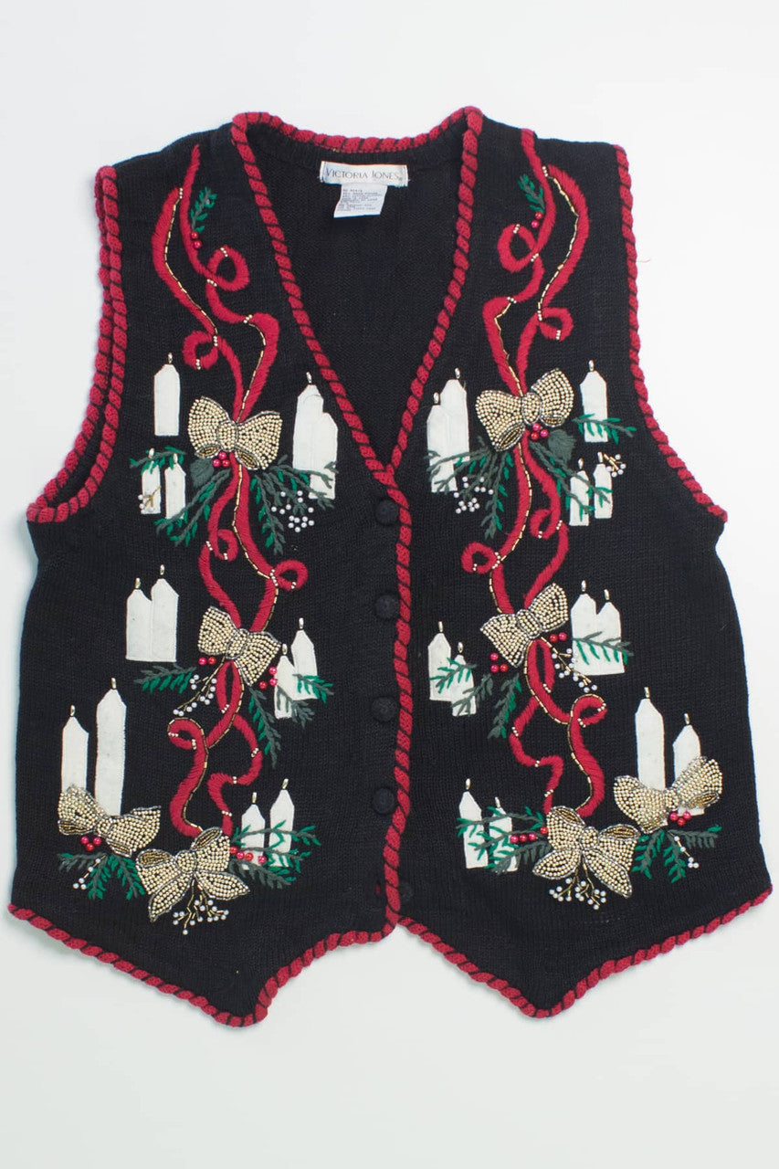 Black Ugly Christmas Vest 57932