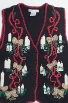 Black Ugly Christmas Vest 57932