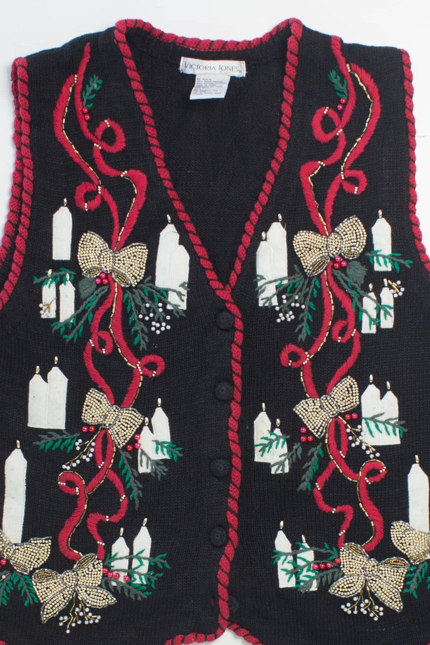 Black Ugly Christmas Vest 57932
