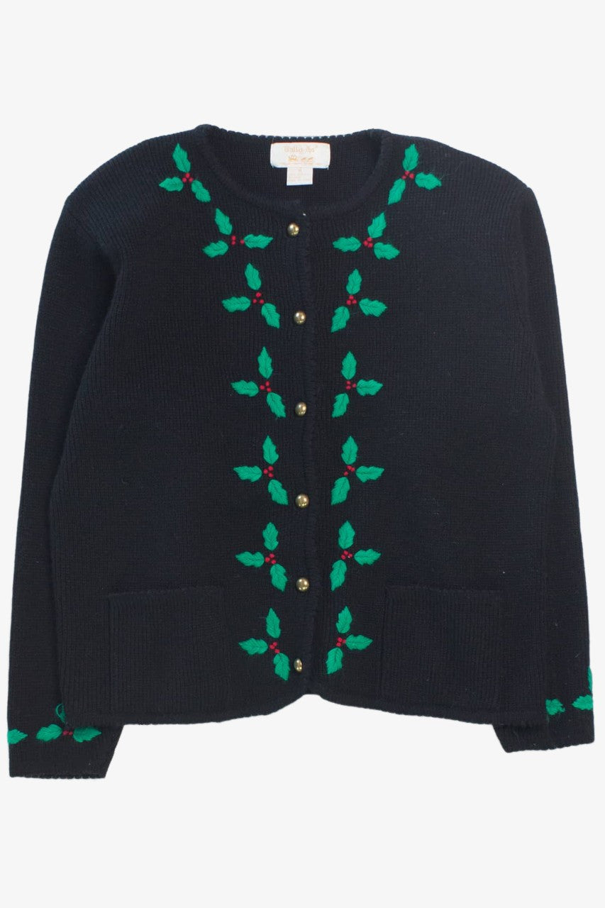 Black Ugly Christmas Cardigan 57933