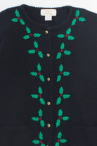 Black Ugly Christmas Cardigan 57933