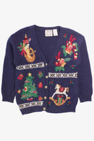 Blue Ugly Christmas Cardigan 58022