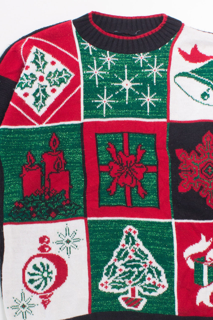 Multicolor Ugly Christmas Pullover 58033