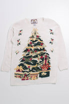 White Ugly Christmas Pullover 58035