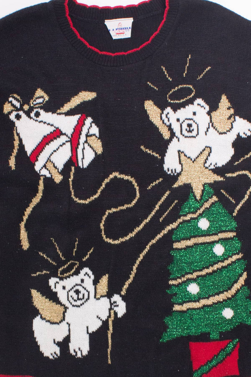 Black Ugly Christmas Pullover 58041
