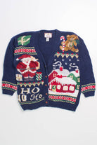 Blue Ugly Christmas Cardigan 58048